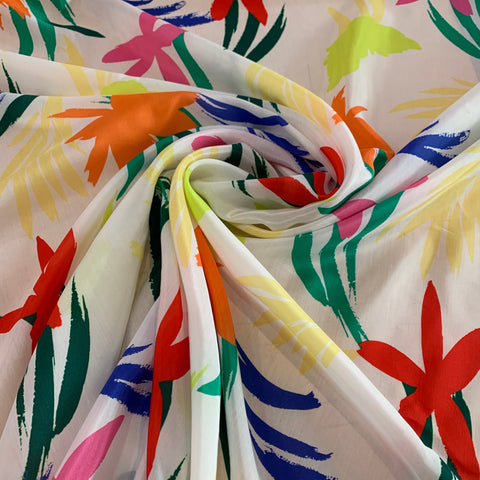Color Splash Rayon Lawn Fabric