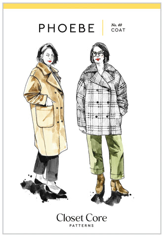 Phoebe Coat Pattern - sizes XXS - 4X