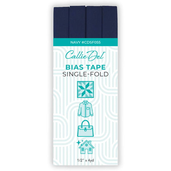 Callie Del Single Fold Bias Tape 1/2in x 4yd