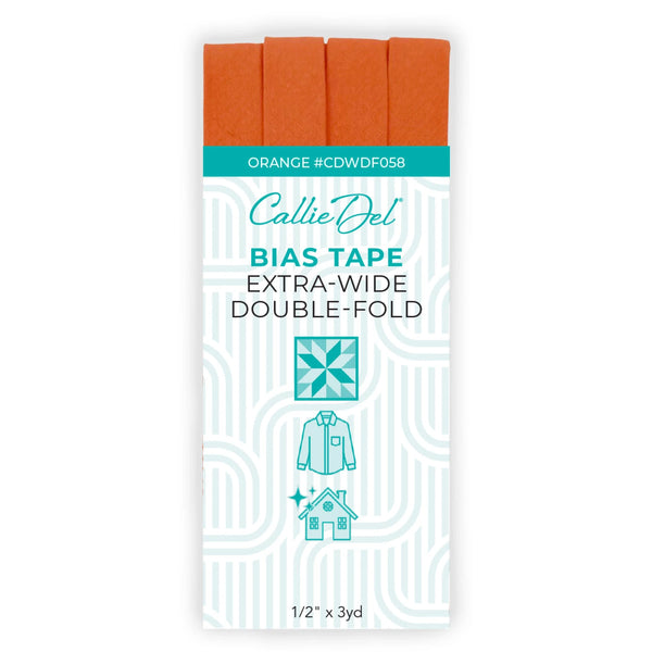 Callie Del Extra Wide Double Fold Bias Tape 1/2in x 3yd