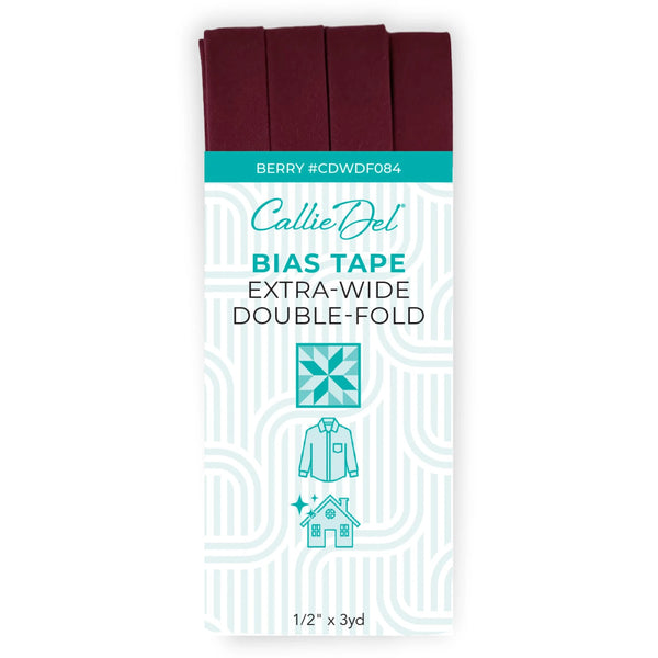 Callie Del Extra Wide Double Fold Bias Tape 1/2in x 3yd