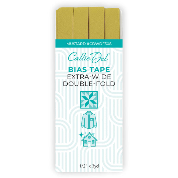 Callie Del Extra Wide Double Fold Bias Tape 1/2in x 3yd