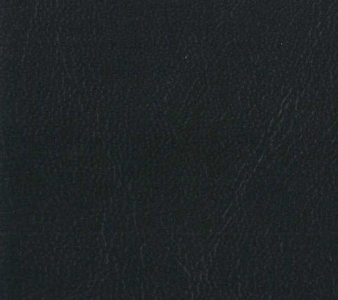 Faux Leather Vinyl Fabric - Black