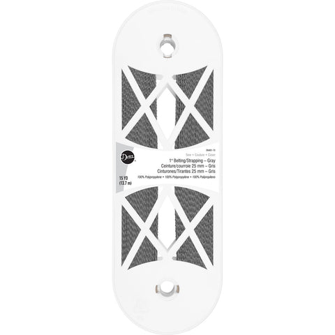 Dritz Polyester Belting/Strapping 1" - Gray
