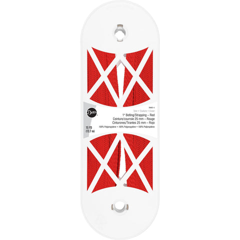 Dritz Polyester Belting/Strapping 1" - Red