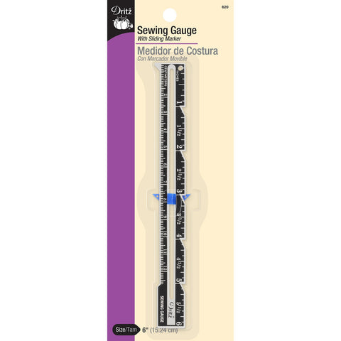 Dritz Sewing Gauge with Movable Slider