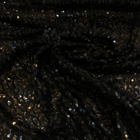 Sequin Fabric - Black