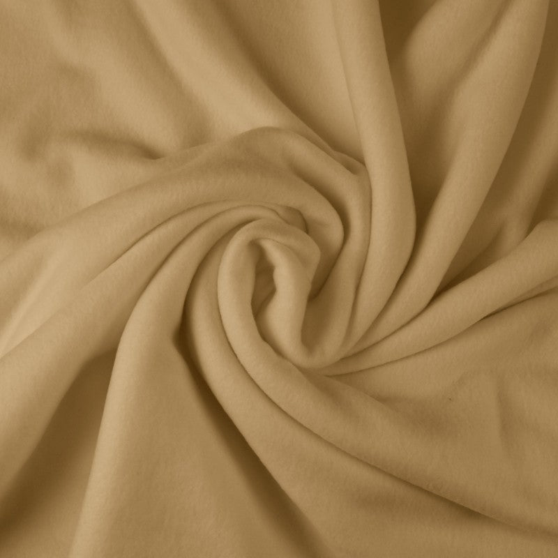 Polar Fleece Anti Pill Fabric - Camel