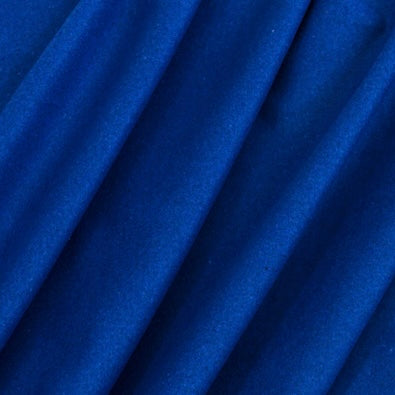 Wool Blend Melton Coating Fabric - Royal Blue