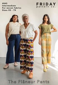 Flaneur Pants Pattern - sizes xs-7x