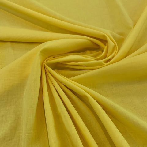 Cotton Lawn Fabric - Yellow