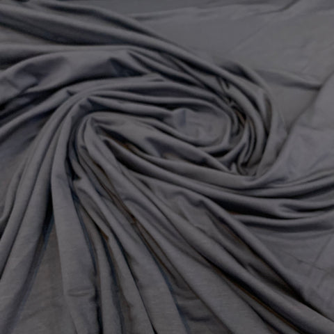 Bamboo/Spandex Knit Fabric - Steel Gray