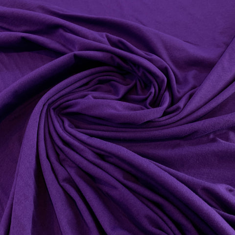 Cotton Jersey Fabric - Purple