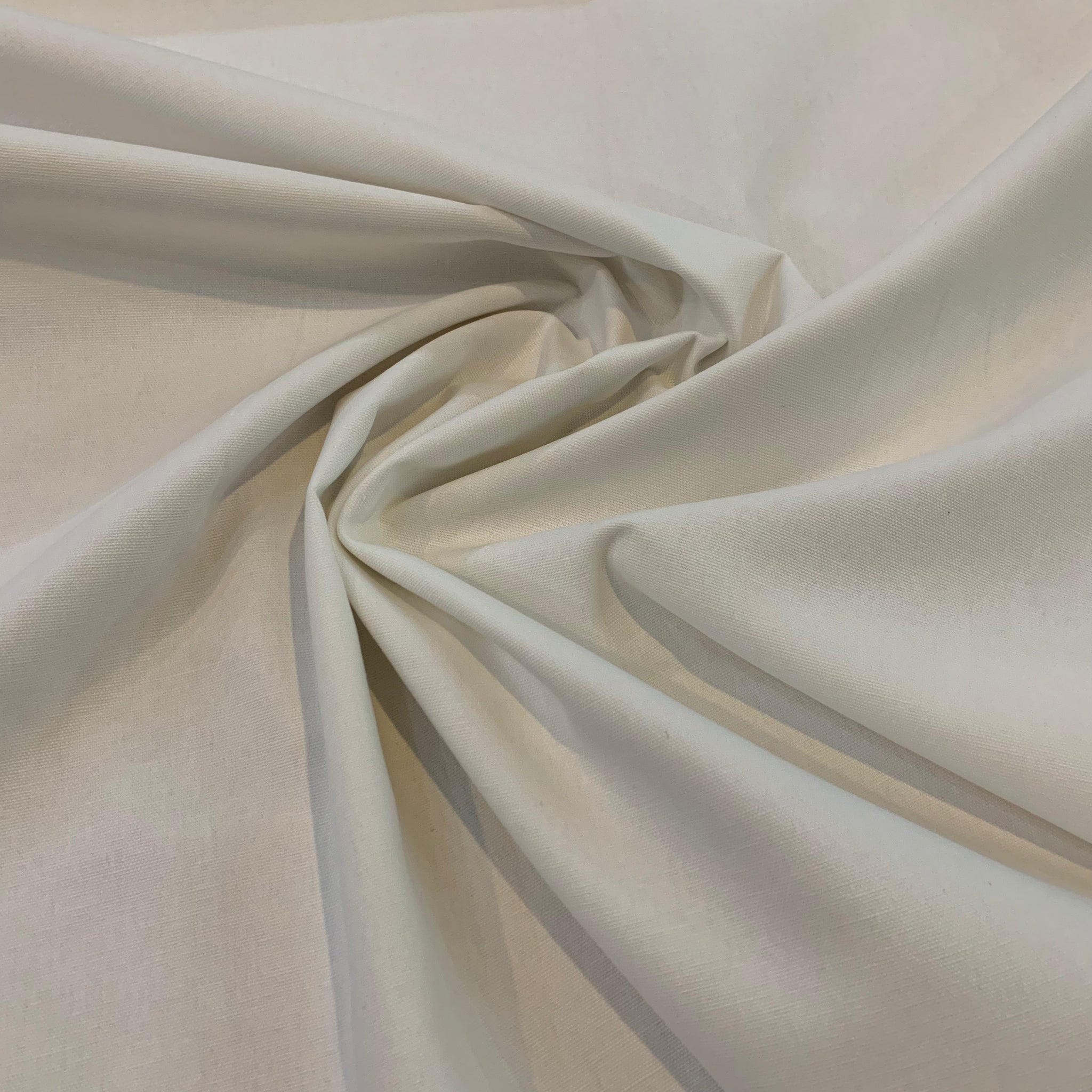 Cotton Canvas Fabric - White