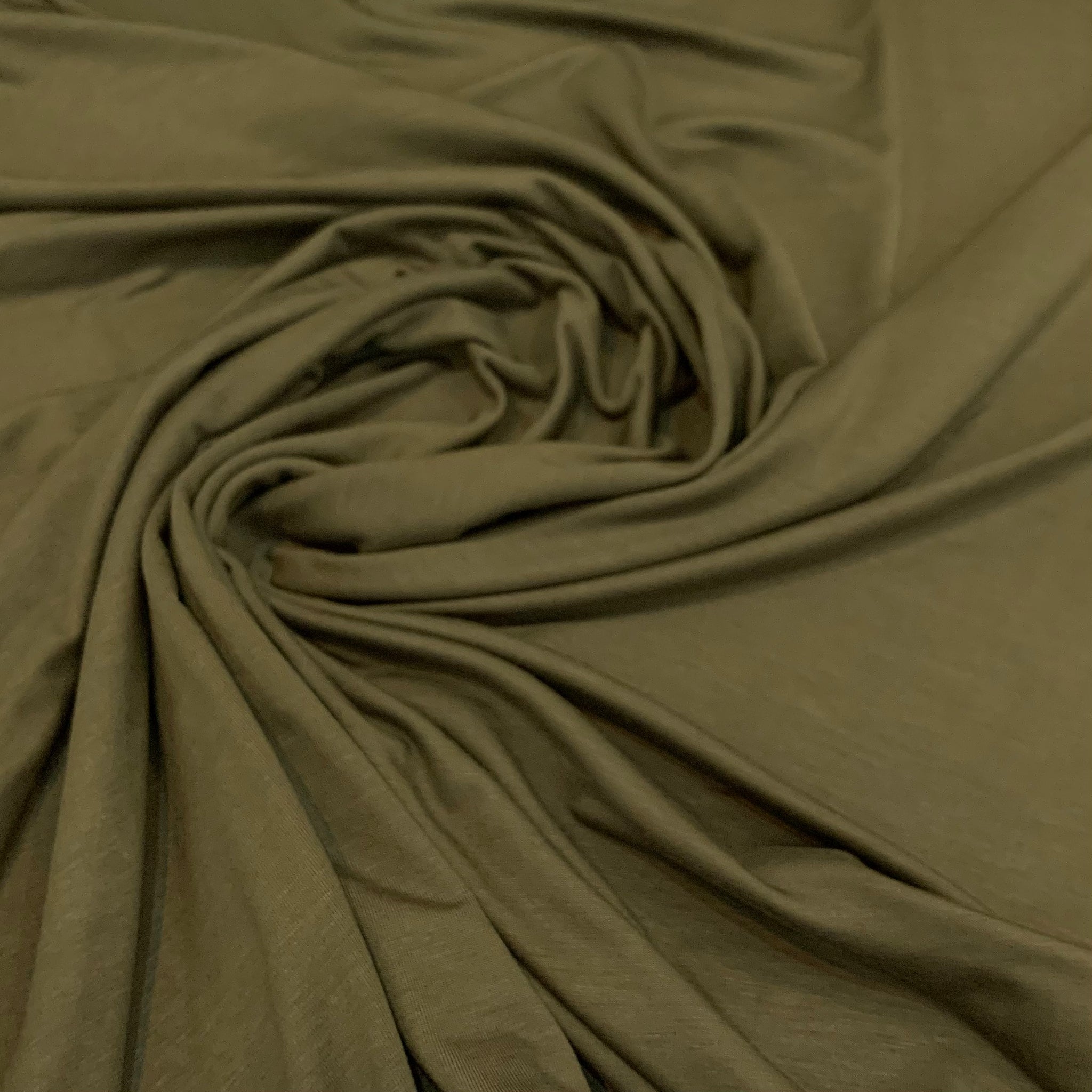 Bamboo/Spandex Knit Fabric - Olive