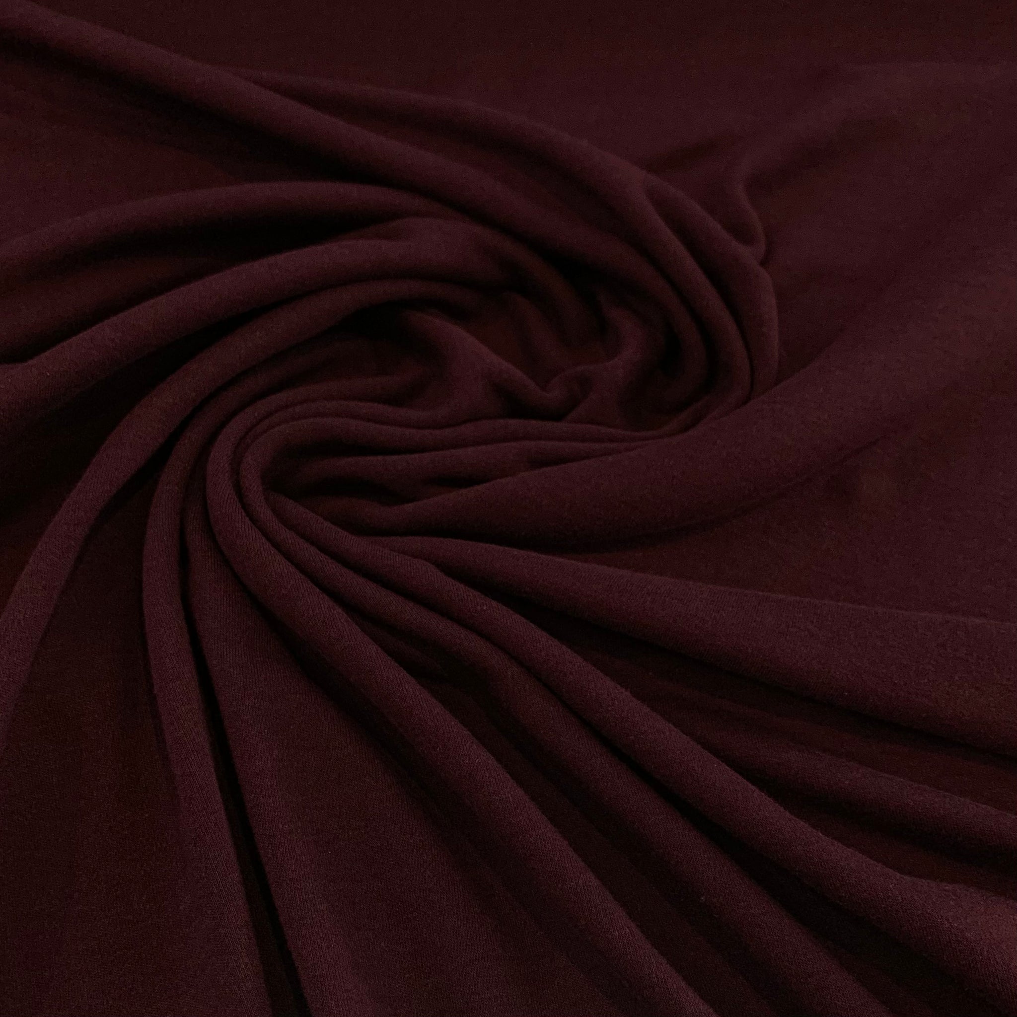 Hemp/Organic Cotton Knit Fabric - Cabernet