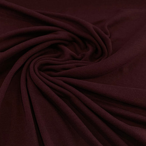 Hemp/Organic Cotton Knit Fabric - Cabernet