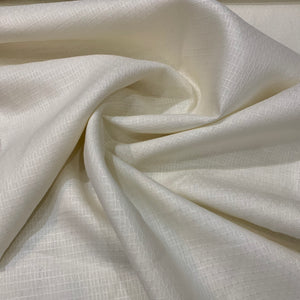 Textured Linen Fabric - Cream