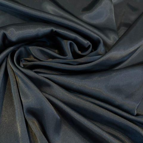 Polyester Satin Charmeuse Fabric - Navy