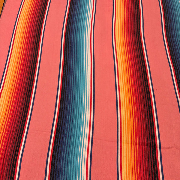 Serape Style Cotton Woven Fabric - Malibu