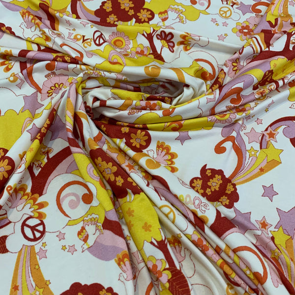 Love Trip Rayon Jersey Fabric