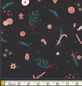 Christmas Potpourri Cotton Flannel Fabric - F-12250