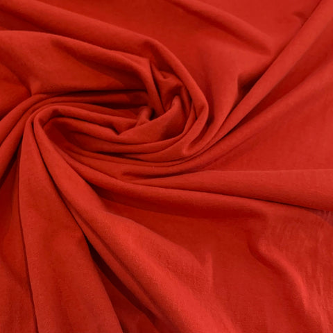 Cotton Jersey Fabric - Tomato