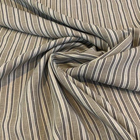 Stripe Linen/Cotton Fabric