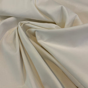 Stretch Cotton/Spandex Twill Fabric - White