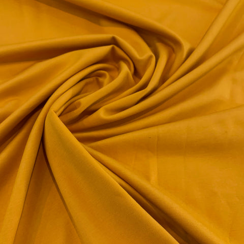 Rayon Ponti Fabric - Mustard