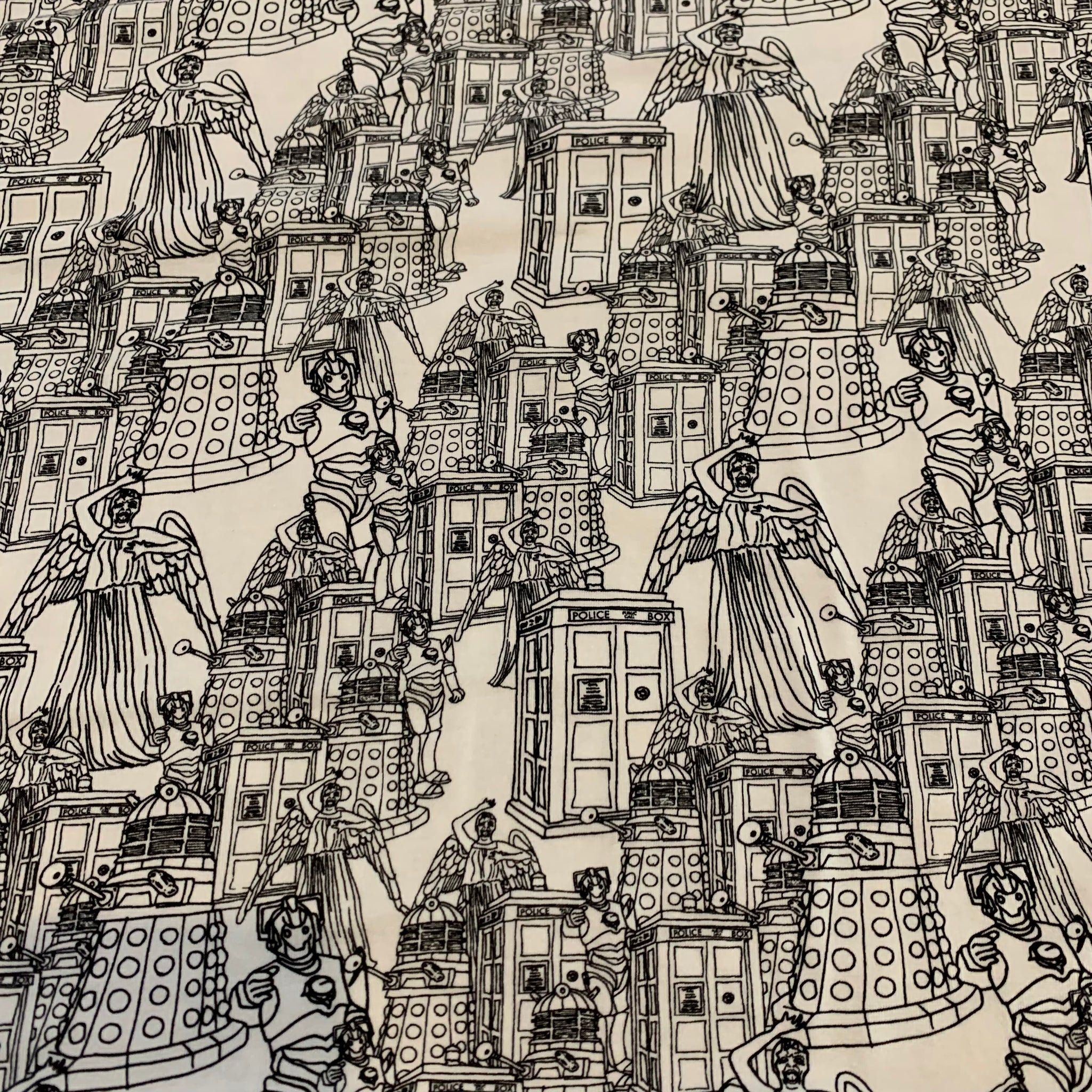 Dr. Who Cotton Jersey Fabric