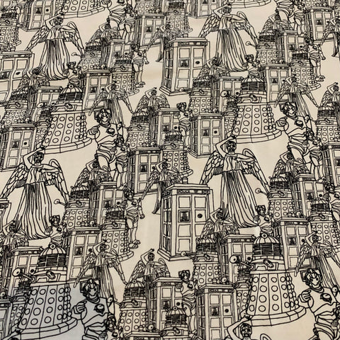 Dr. Who Cotton Jersey Fabric