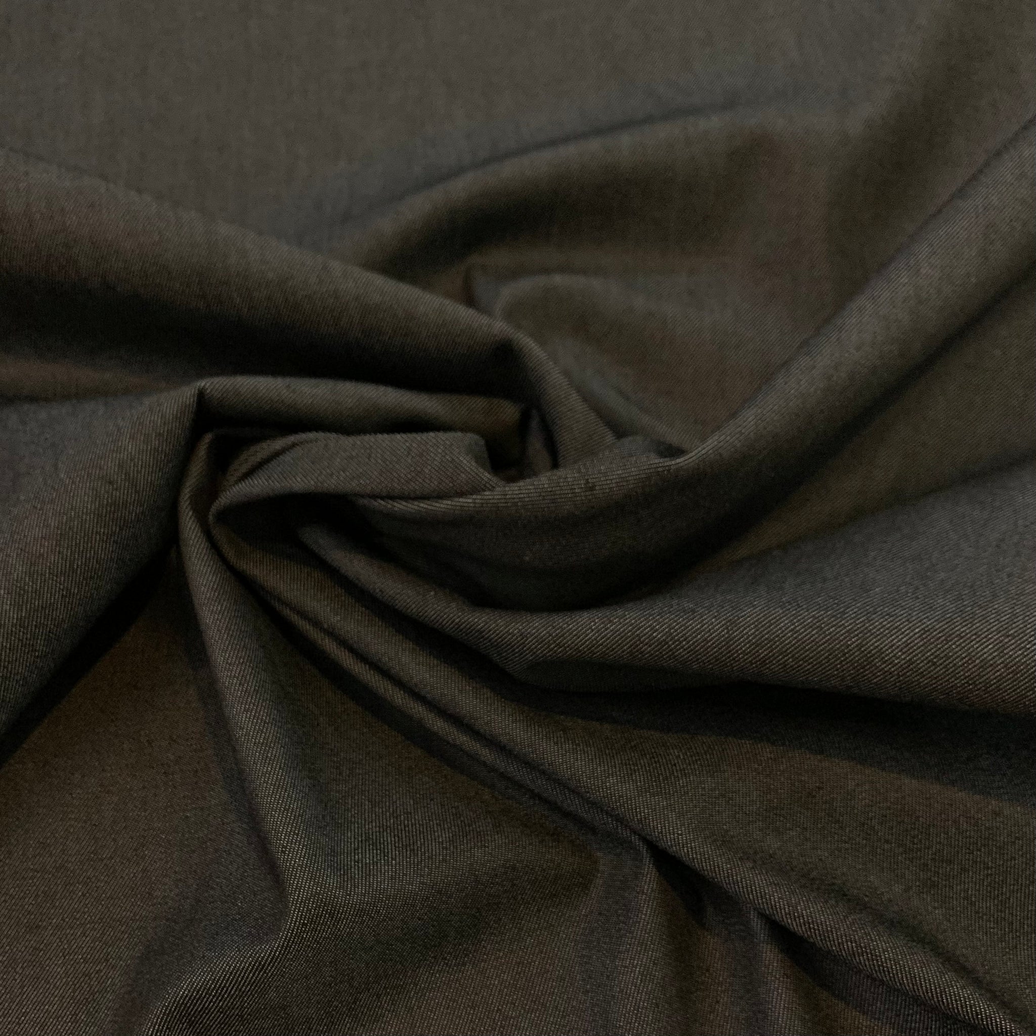 Cotton/Spandex Stretch Denim Fabric - Steel
