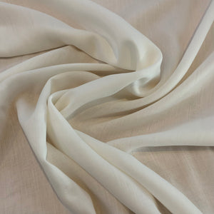 Rayon Lawn Fabric - White