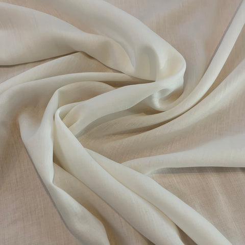 Rayon Lawn Fabric - White