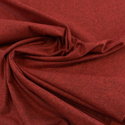 Cotton  Flannel Fabric - Heather Red