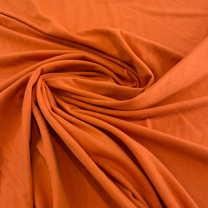 Cotton Jersey Fabric - Orange