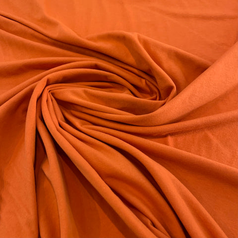 Cotton Jersey Fabric - Orange