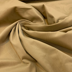 Fine Wale Corduroy Cotton/Spandex Fabric - Khaki