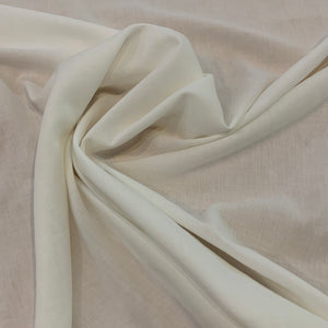 Lightweight Cotton Twill Fabric - White