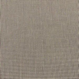 Picket Fence Mini Gingham Cotton Fabric - Grey