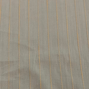 Provence Stitched Stripe Woven Cotton Fabric - Seabreeze