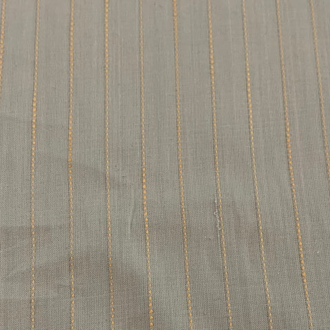 Provence Stitched Stripe Woven Cotton Fabric - Seabreeze