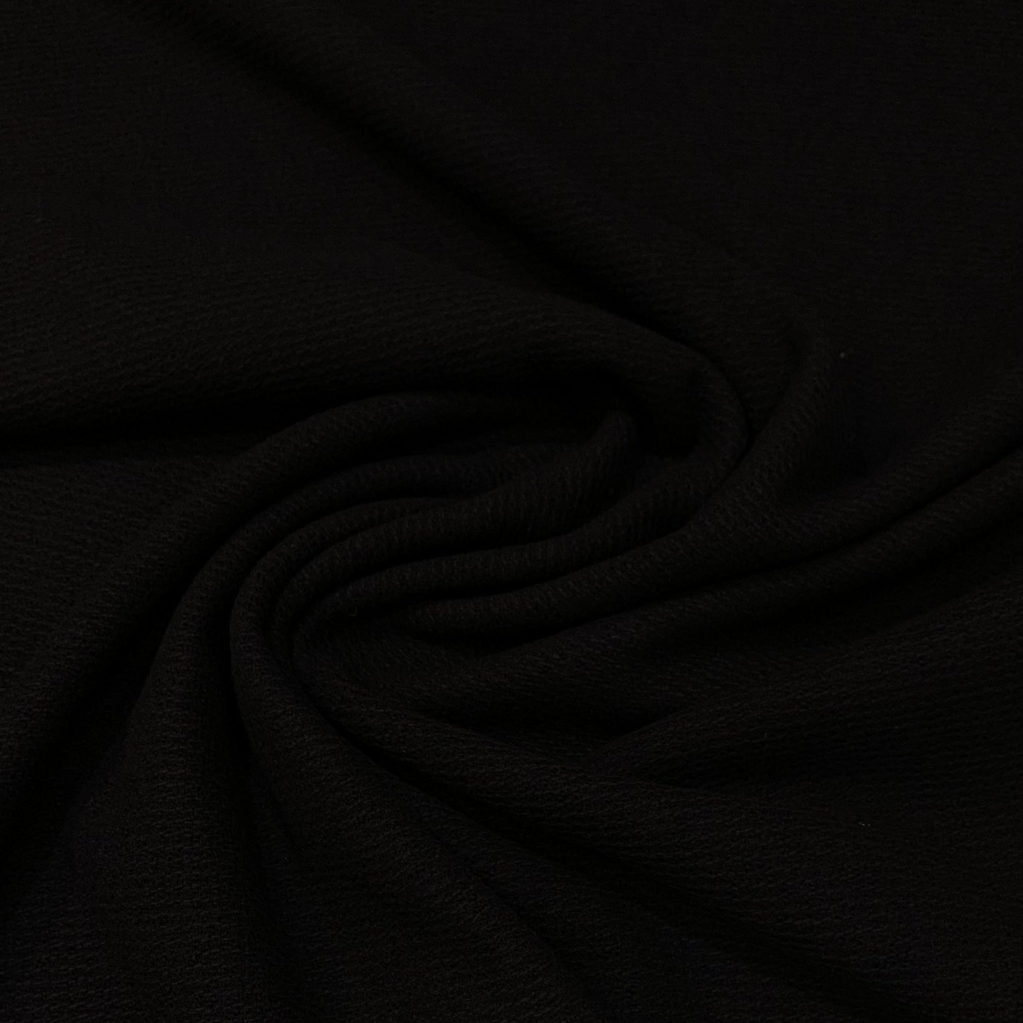Wool Coating Fabric - Dark Plum Stripe