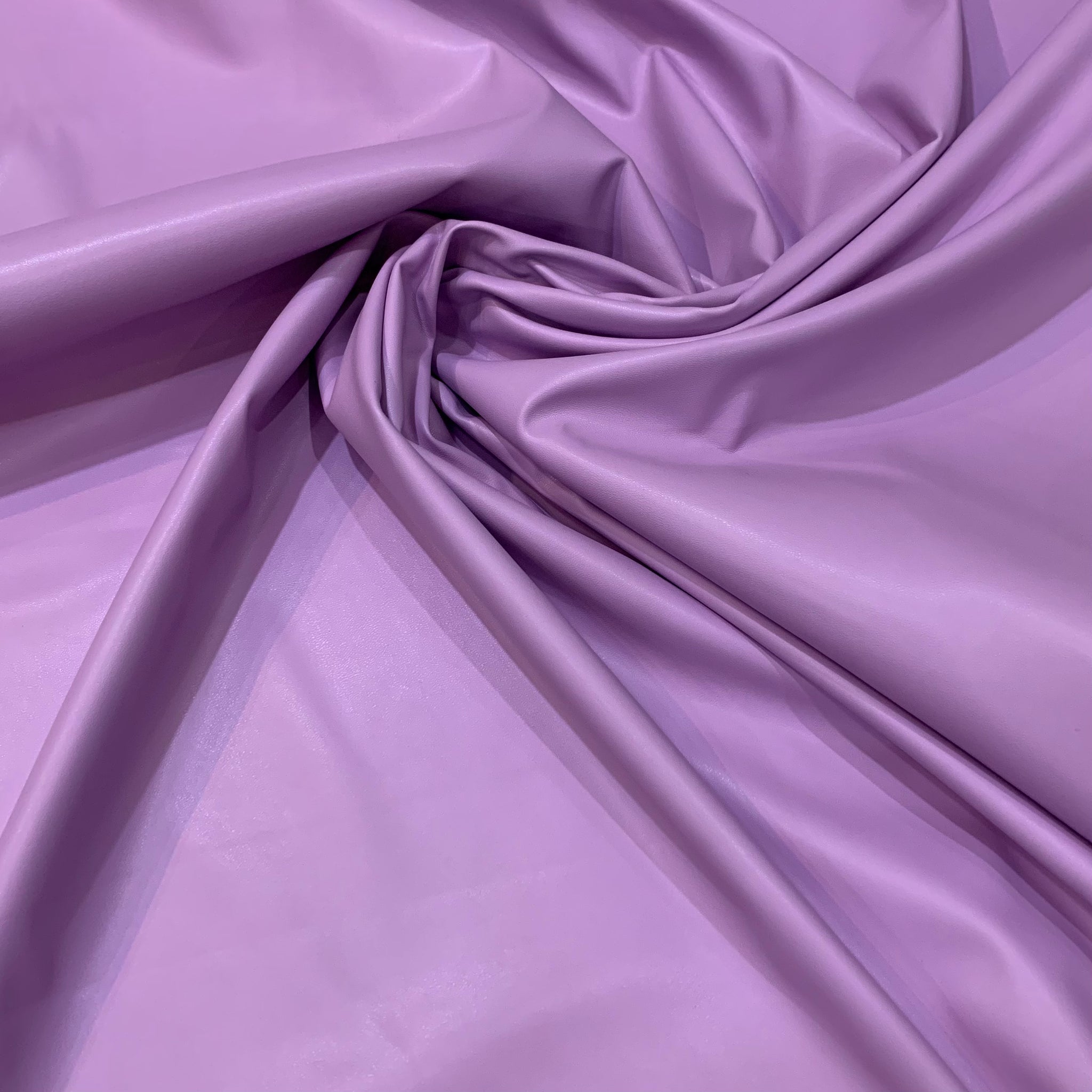 Faux Leather Stretch Fabric - Lavender