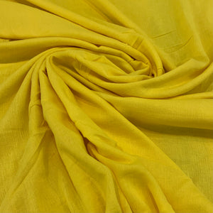 Bubble Gauze Cotton Fabric - Sunshine Yellow