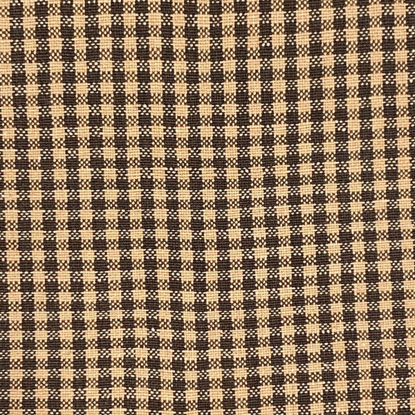 Homespun Gingham Cotton Fabric - Pink Ginger