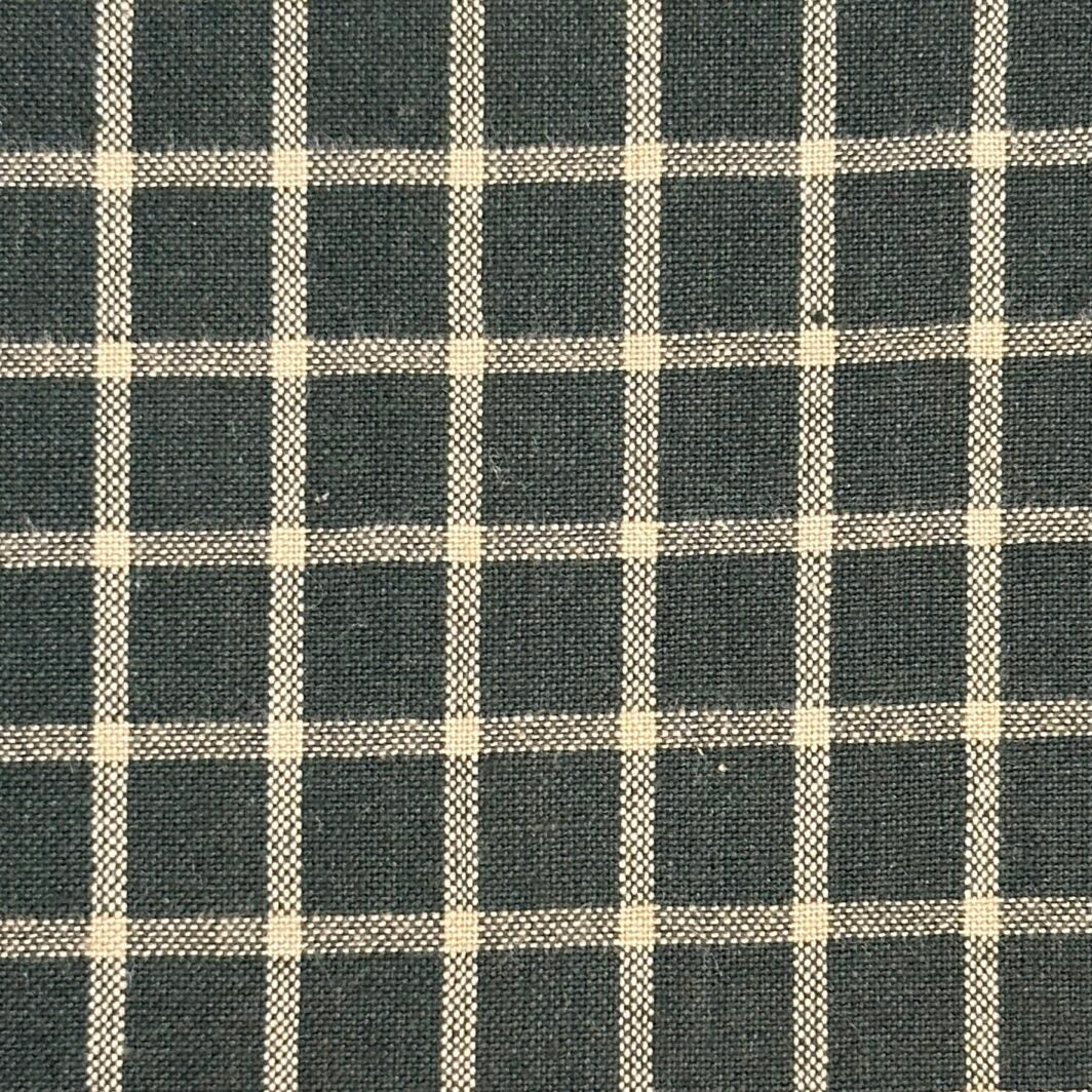 Yarn Dyed Plaid Cotton Fabric - Forest Green