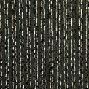 Homespun Striped Cotton Fabric - Dark Green
