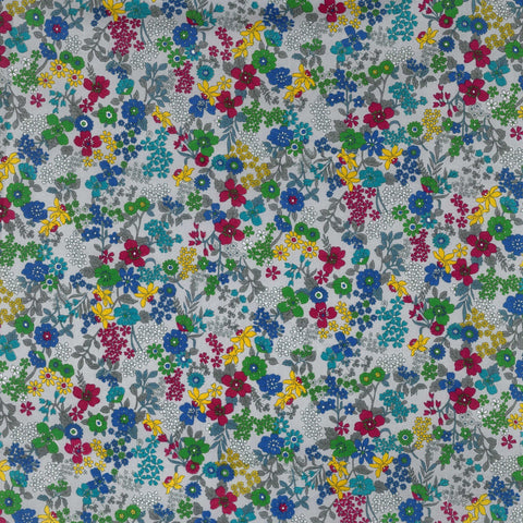 Flownny I Cotton Lawn Fabric - Multi Floral NFA 1000 6 D